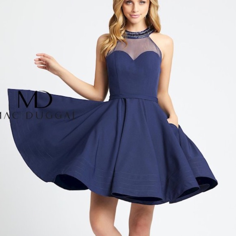 Mac Duggal evening formal cocktail dress